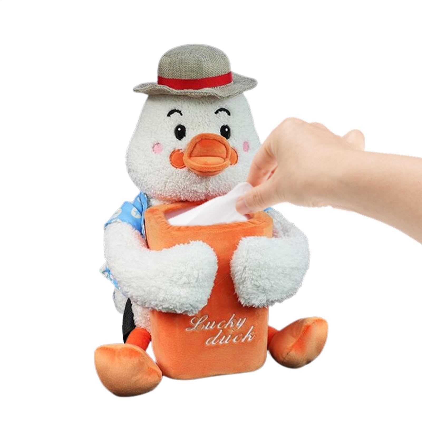 Étui en peluche et poubelle de voiture double couche au design raffiné