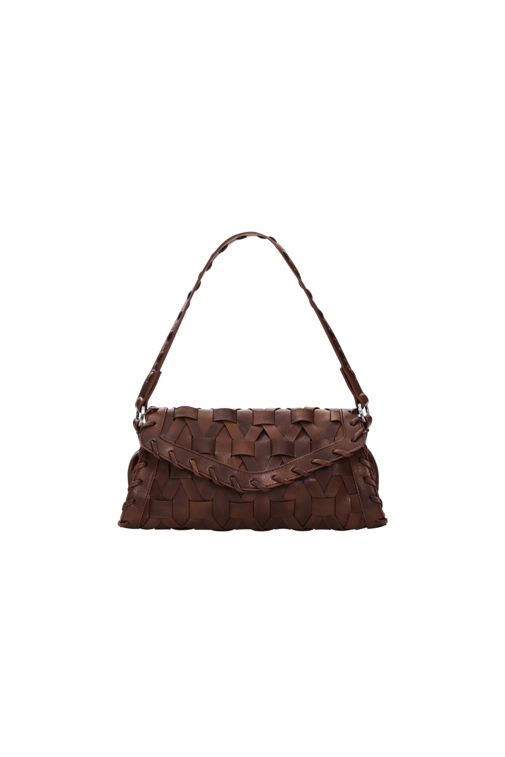 Desigual bolso de hombro bolso bandolera Argon Zarauz Bag Leather West marrón