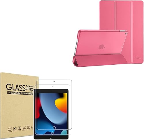 ProCase Funda delgada para iPad 10.2 9 20218 20207 2019 iPad 10.2 2021 92020 82019 7 generación Protector de pantalla