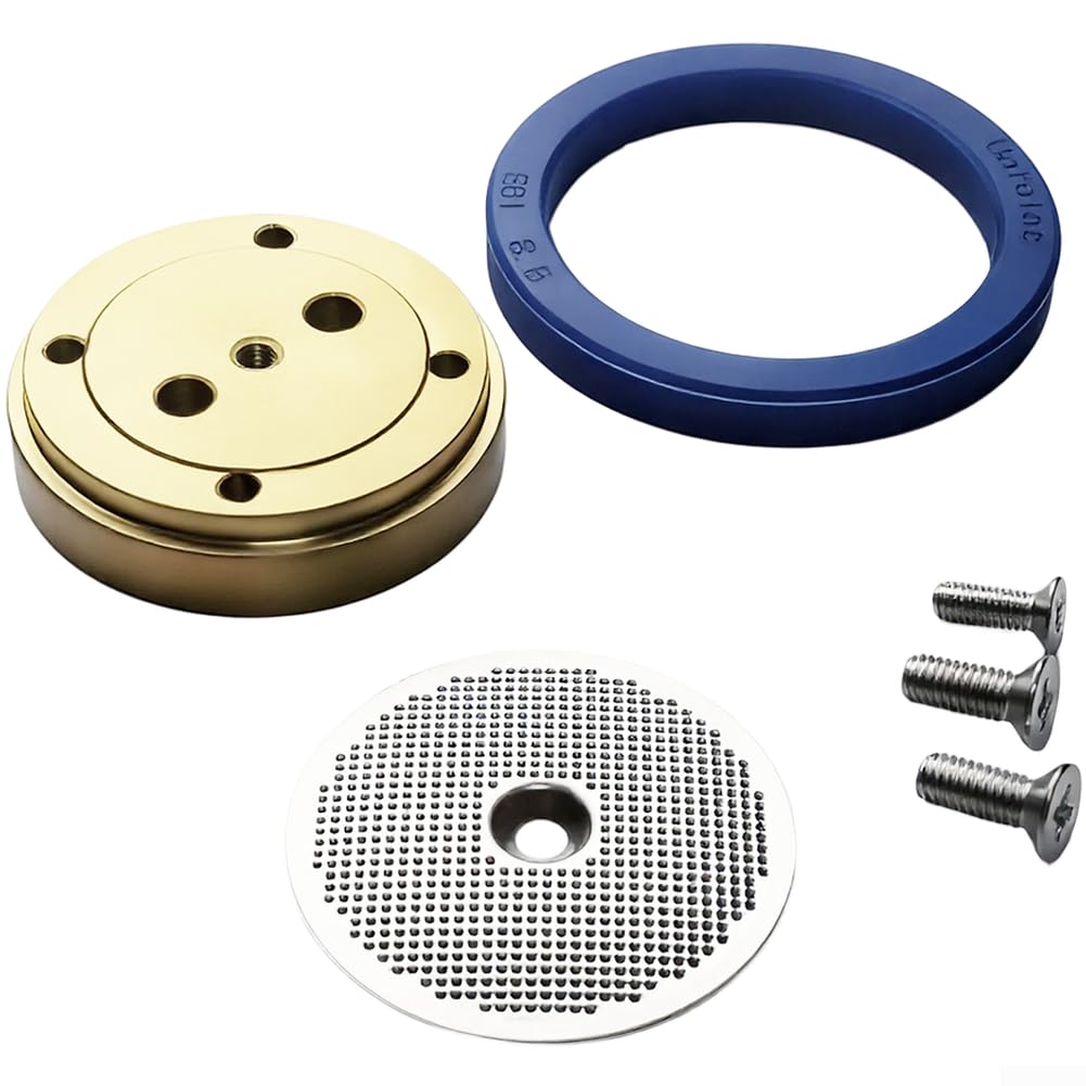 Kit de alcachofa de ducha con filtro de ducha y junta de silicona para Gaggia Classic V1, Carezza, Tebe, Paros DECO, D90, E90, GD, LCD, XD, XE y saeco Aroma