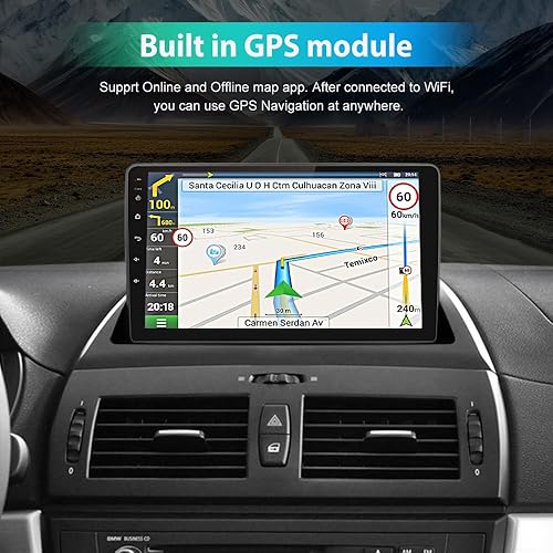 Miniatura 2 de AWESAFE Estéreo de coche Android para BMW X3 E83 2004 2005 2006 2007 2008 2009 2010 2011 2012 actualización de radio de pantalla táctil con Carplay