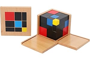 Adena Montessori Trinomial Cube: Building Blocks for Early Learning