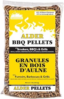Smokehouse Products 9780-020-0000 5-Pound Bag All Natural Alder Flavored Wood Pellets, Bulk