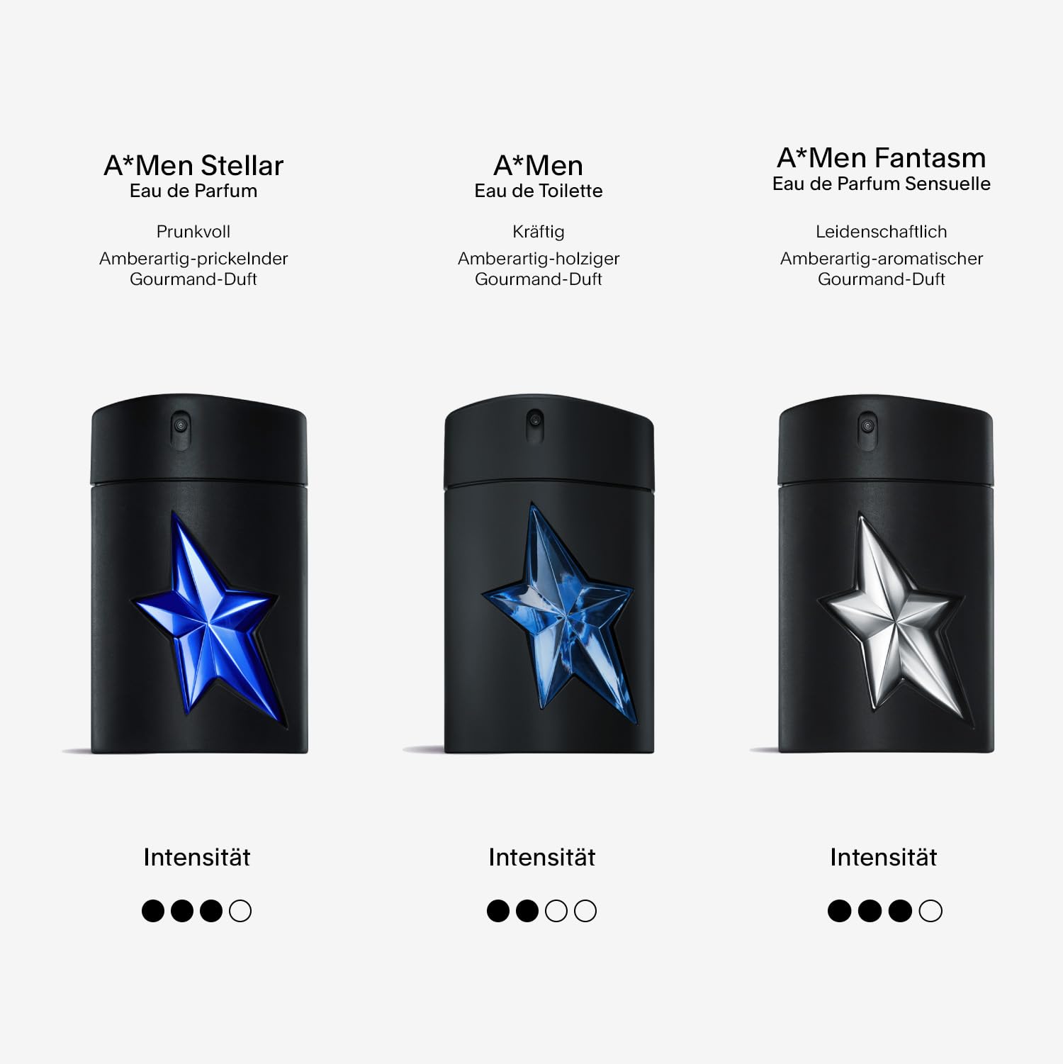 MUGLER A*Men Stellar Eau de Parfum, Herren-Parfum, Holzig-markanter Gourmand-Duft mit cremigem Pistazien-Akkord, Sinnlich und unwiderstehlich männlich, Nachfüllbar