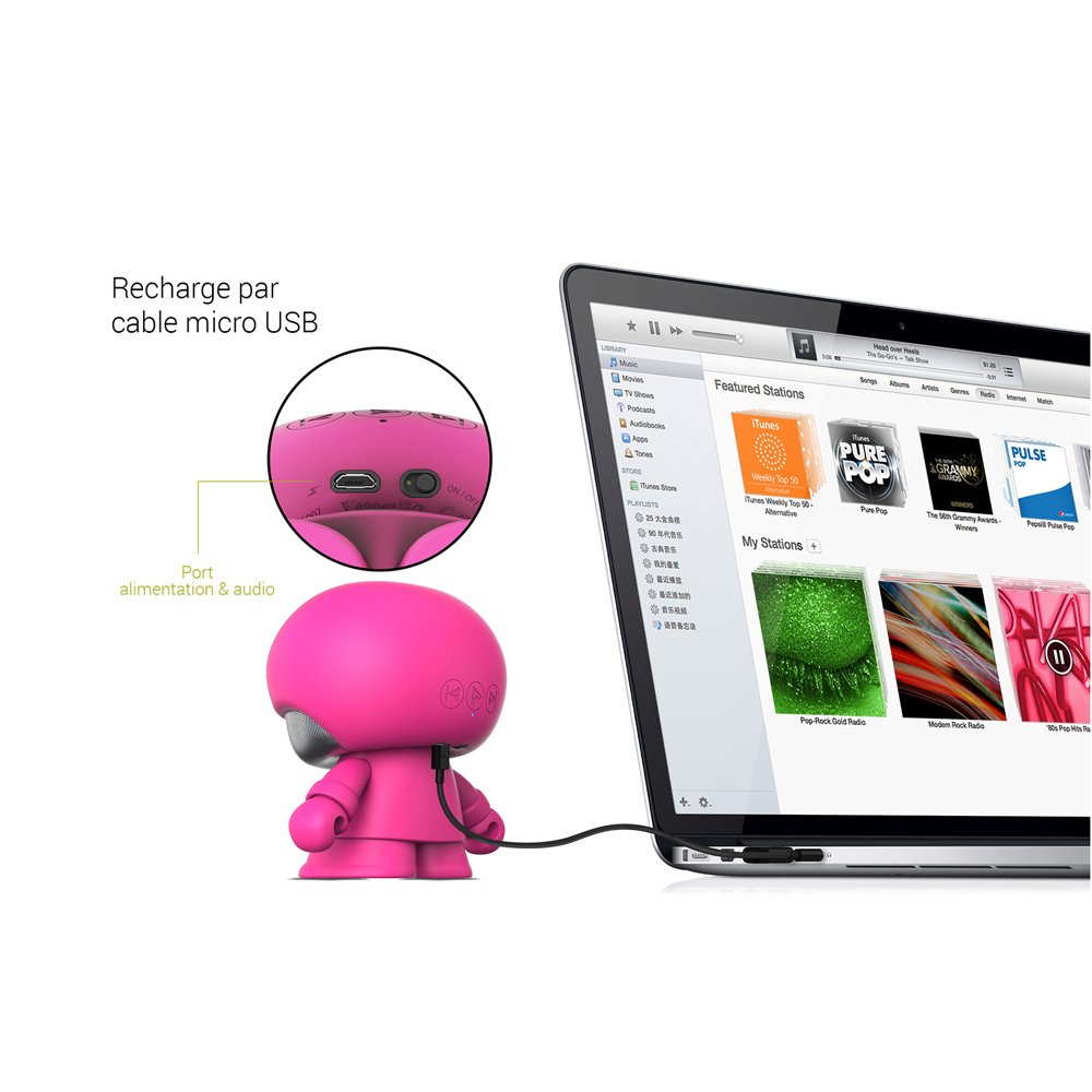 Haut-parleurs bluetooth portables Polaroid P3 Rouge