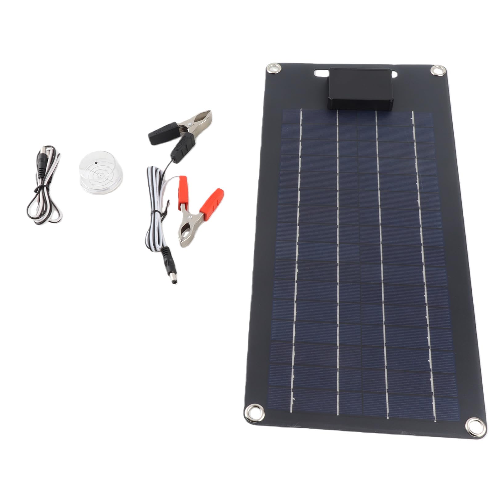 Pannello Solare Monocristallino da 50 W 12 V con Doppia USB per