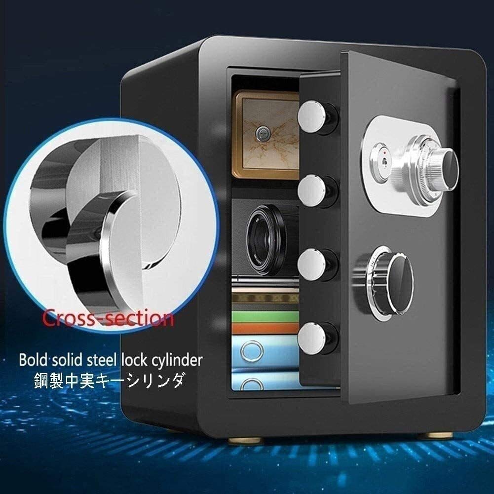 RLKHXBS Safe,Home Safe, Safes and Lock es, Money Furniture Safe Large Fireproof Steel Safes for Home, Hotel and Office Security Cabinet, Mechanical Password, 45 cm High