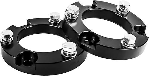 Flycle Kit de elevación de nivelación de 1.5 pulgadas, kit de nivelación frontal de 1.5 pulgadas, espaciadores de puntal delantero forjado para
