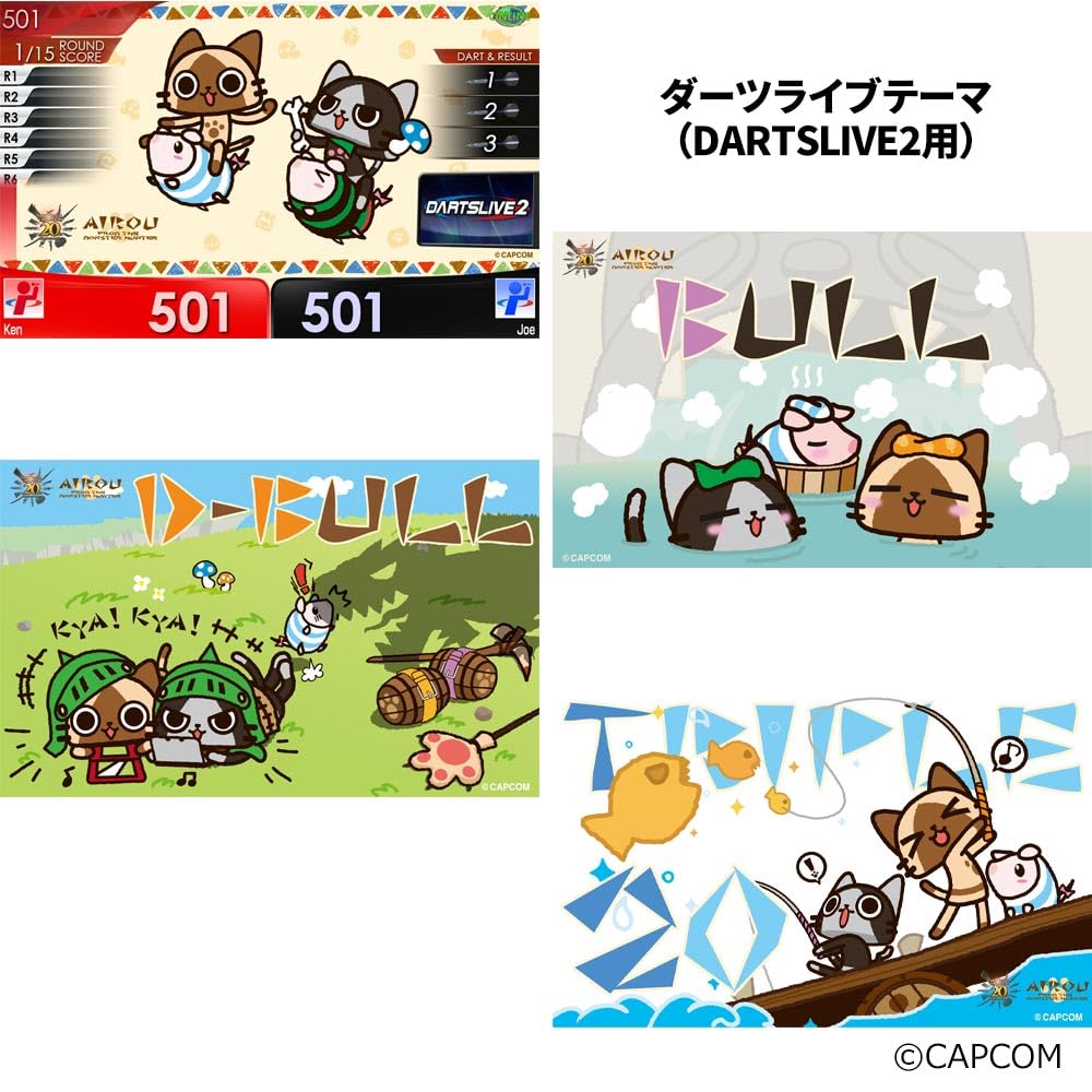 モンスターハンター20周年ダーツライブカード アイルー Amazon.co.jp: ☆ダーツライブカード モンスターハンター20周年