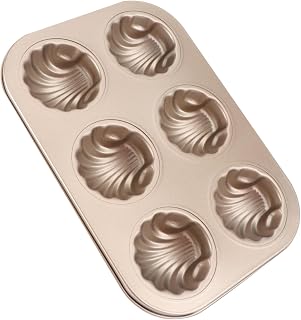 Even Shell Shape Cake Mold Carbon Steel Non-stick Baking Pan DIY Banana Pattern for Oven Desserts Easy Release and Cleaning