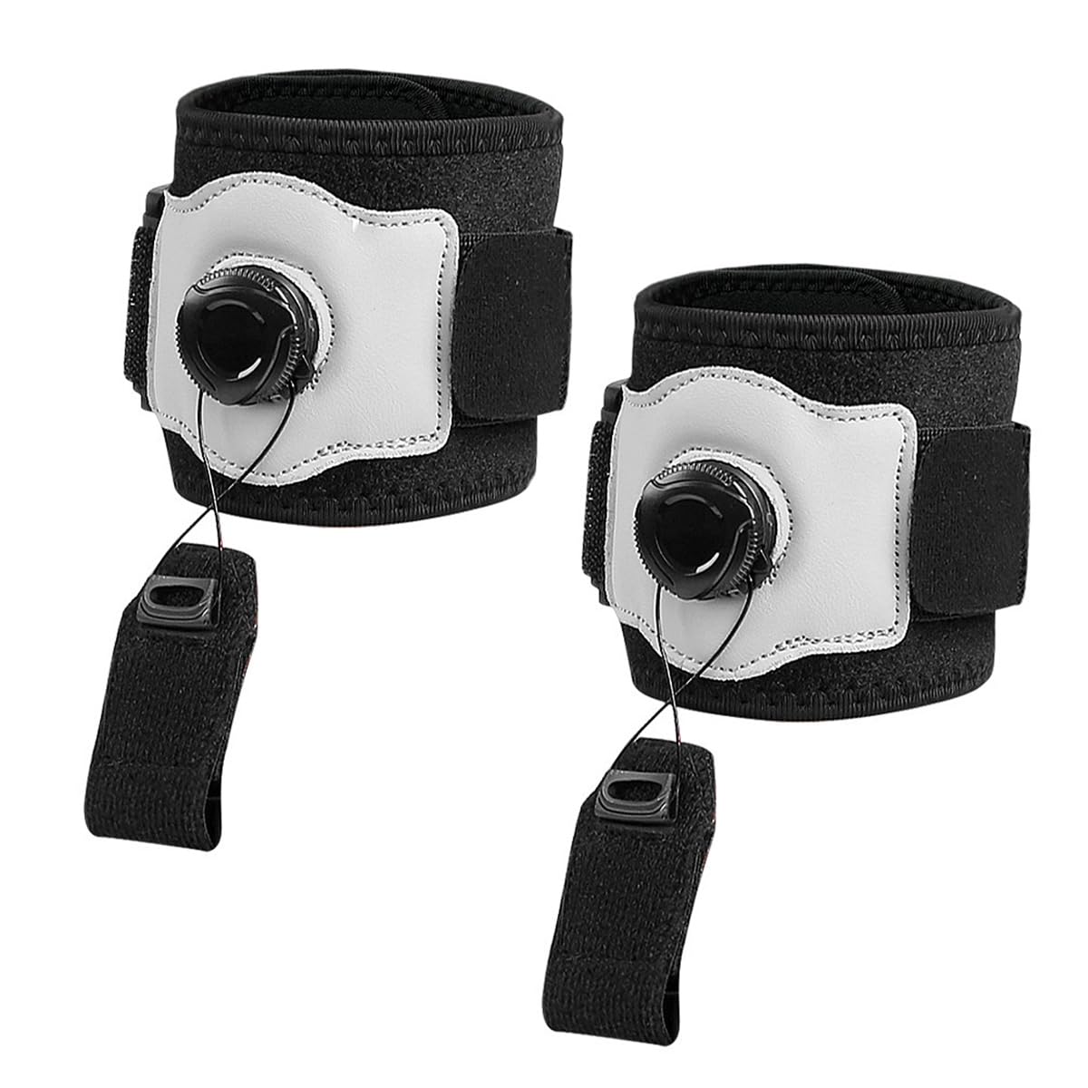 ANCLLO 2 Pcs Foot Supports, Adjustable Foot Drop Splint for Ankle Joint, Corrective Orthosis Brace for Foot Drop Relief, Plantar Fasciitis, Achilles Tendinitis Improve Gai