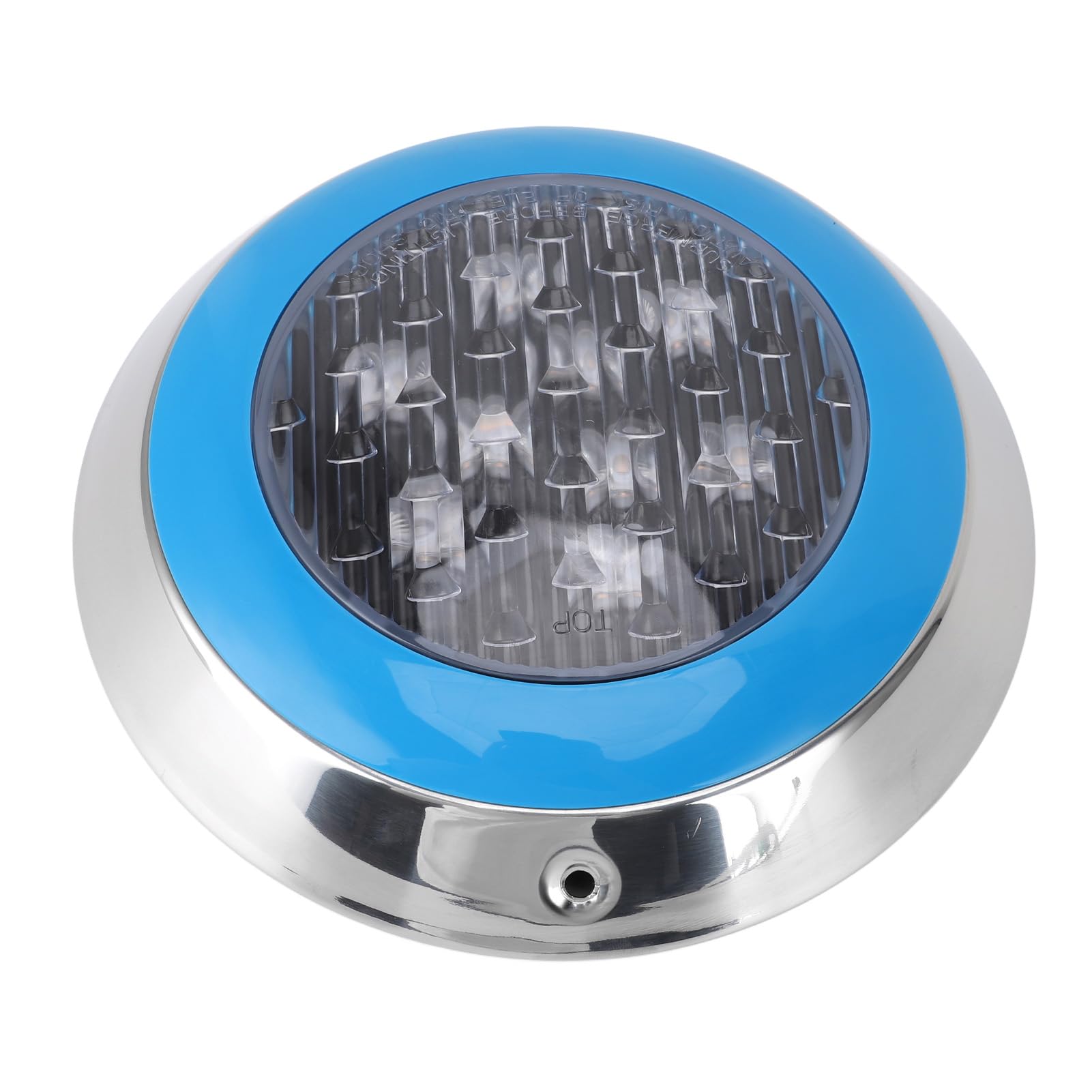 FDEVRWUO Luz de Piscina montada en la Pared, lámpara LED subacuática para Piscina, luz Blanca de 6000 K con Junta de Goma para Paisaje de Fuente de Estanque, 24 V de bajo Voltaje, Segura y (Sembrar)