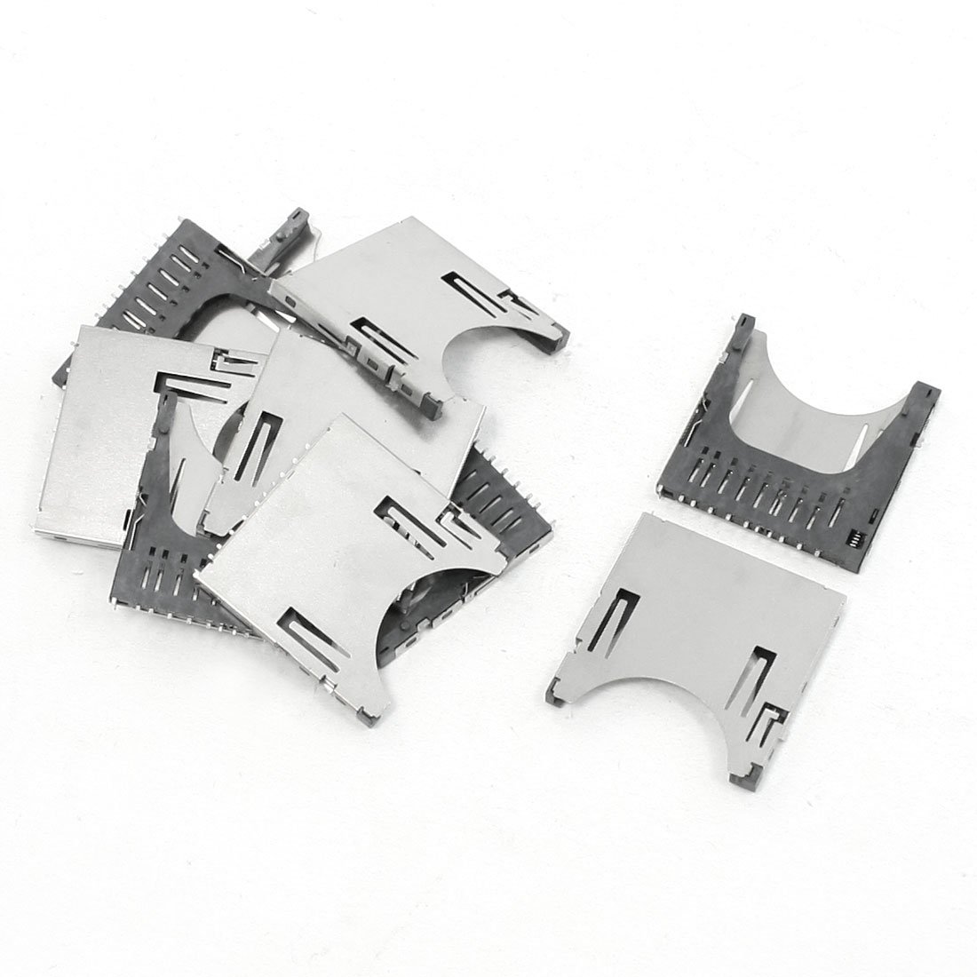 uxcell PCB Surface Mounting Flip Type SD Memory Card Sockets 10 Pcs-image-41