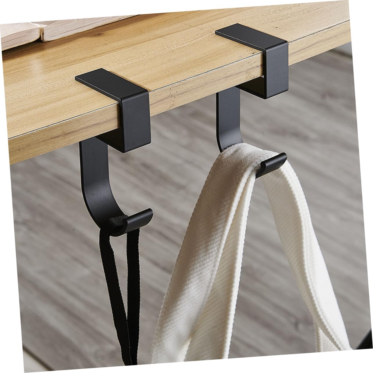 LABRIMP 5pcs Aluminium Alloy Desk Hook Versatile Purse Hanger for Schoolbags and Handbags Stylish Table Storage for Classroom and Office Use