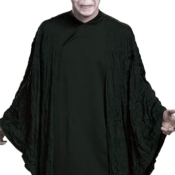 Disguise Men's Harry Potter Voldemort Deluxe Adult Costume, Black
