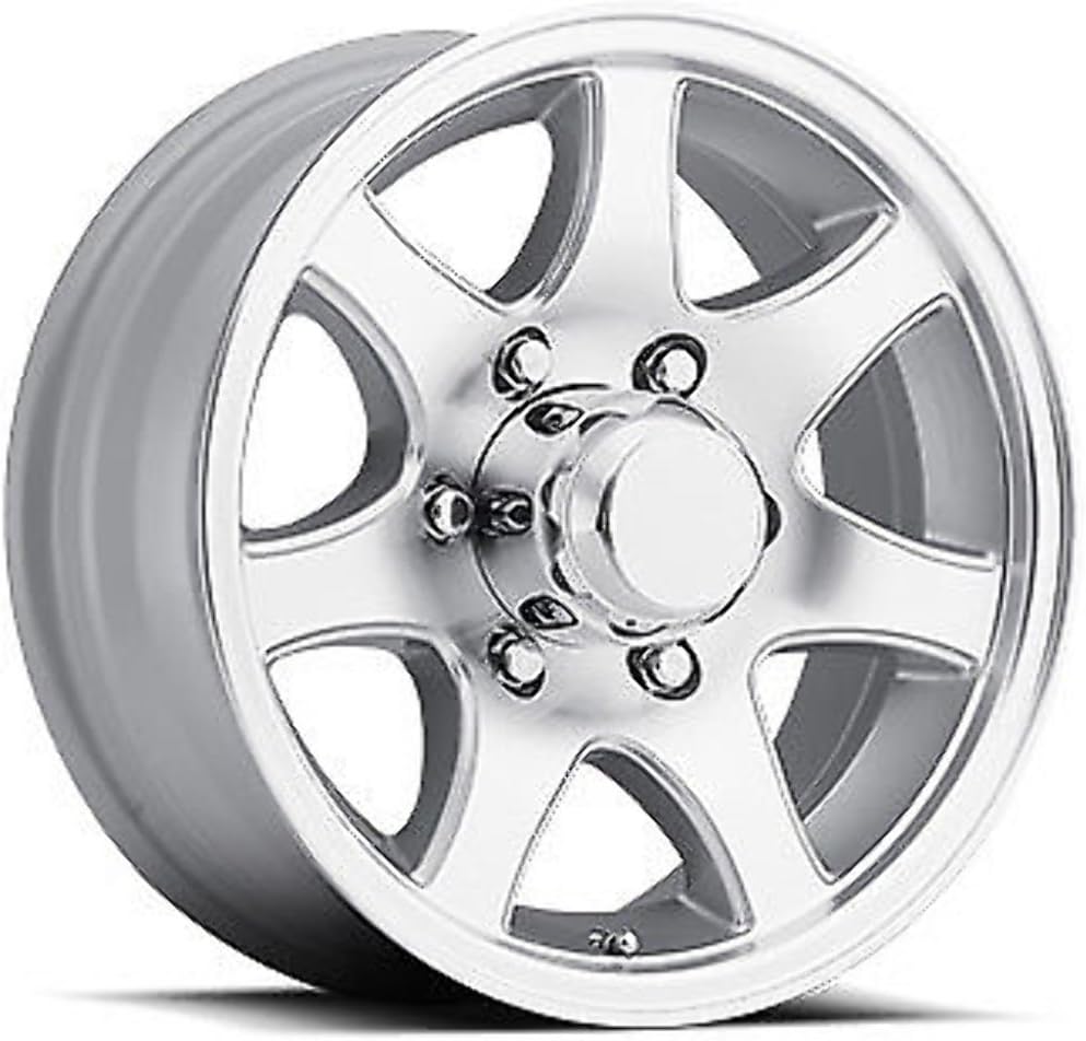 New 15 Inch 6 on 5.5 7 Spoke Aluminum Trailer Wheel Rim T02 56655T
