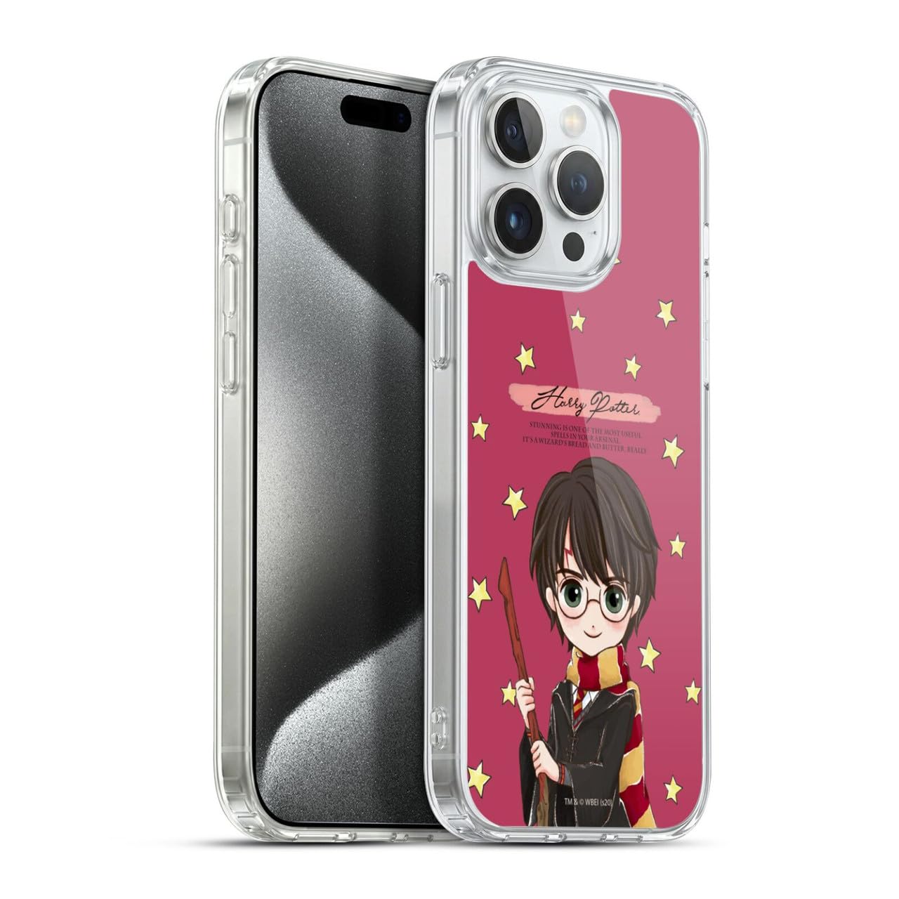Head Case Designs Licenciado Oficialmente Harry Potter Patrón Luna Reliquias de la Muerte XXXVII Caso Funda de Gel Suave Compatible con Apple iPhone 12 / iPhone 12 Pro — view 165