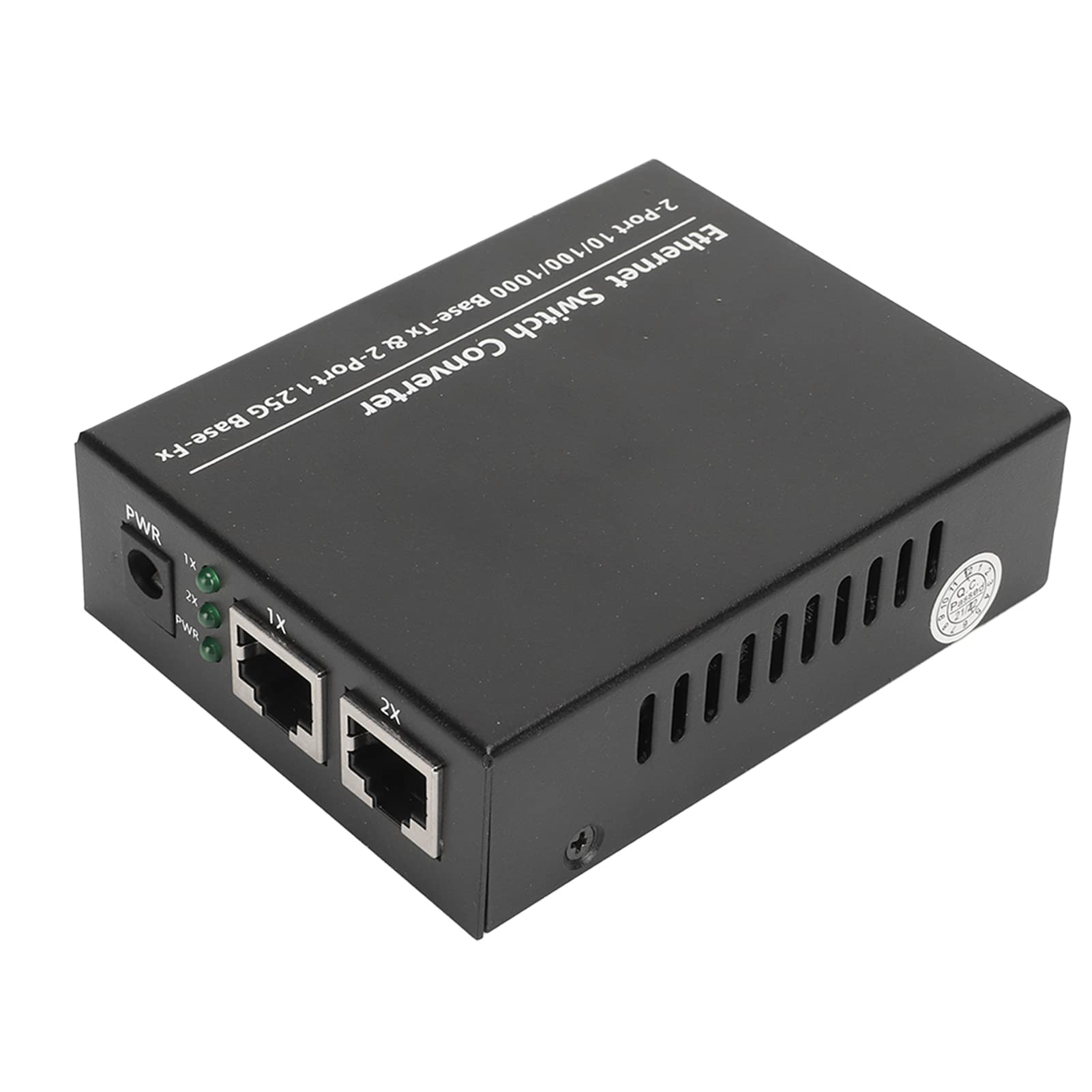 WINH Émetteur-récepteur de fibre, convertisseur de médias Ethernet port RJ45 jusqu'à 120 km pour la maison (prise européenne)