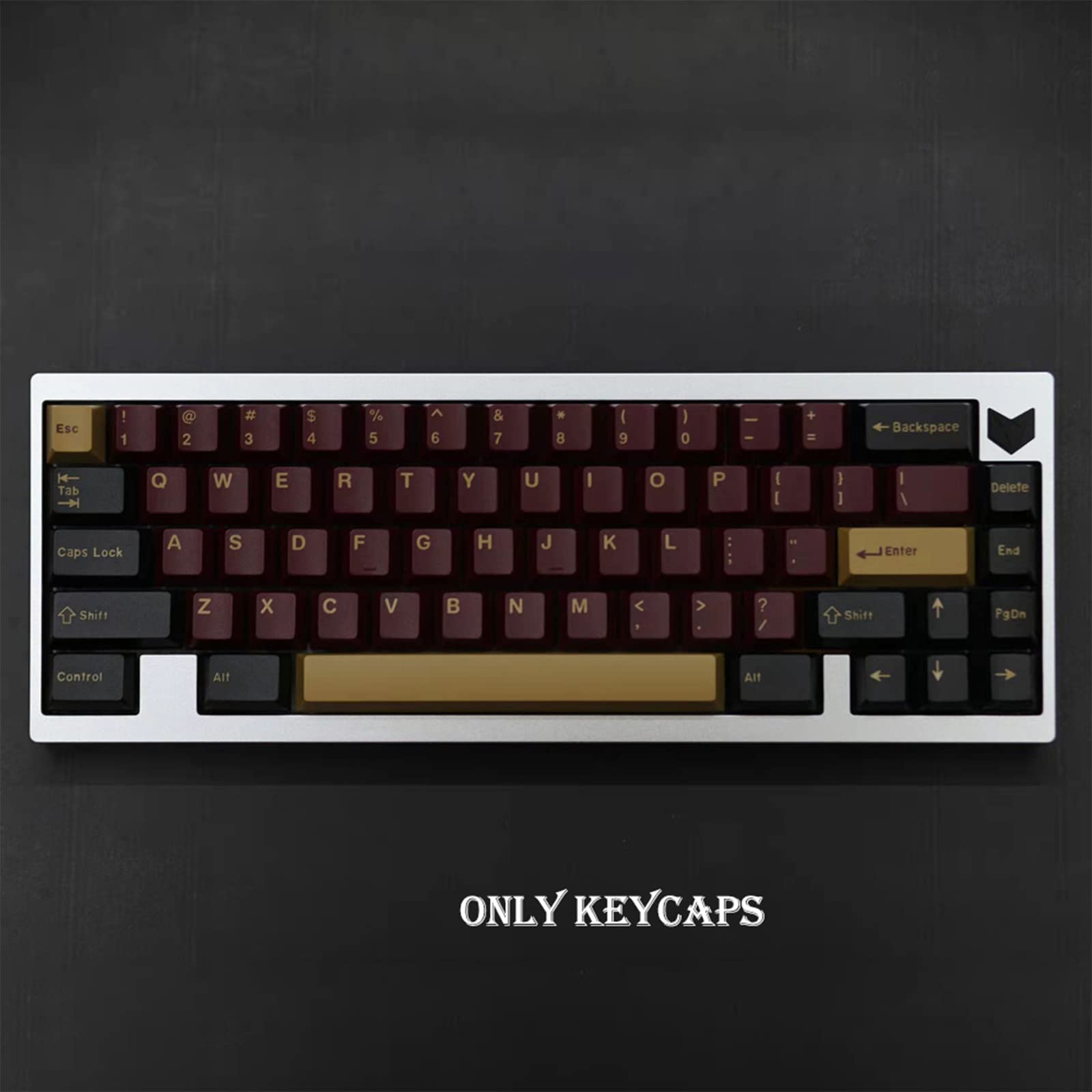 UK Keycap Double Shot 169 Cherry Profile ISO/ANSI Layout Thick Red