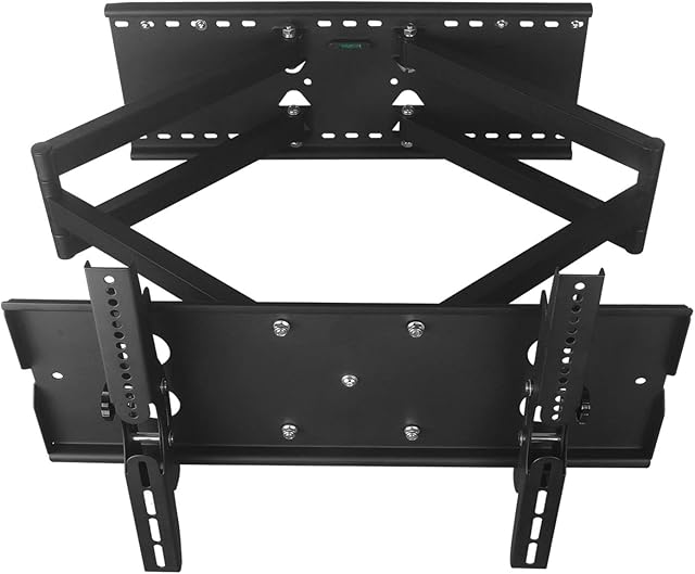 Intec brackets - Longest 900mm reach heavy duty cantilever TV wall mount bracket for 46  75 TVs  double arm for added safety with swivel and tilt with a super strong 60 kg weight rating complete with all fittings & fixings