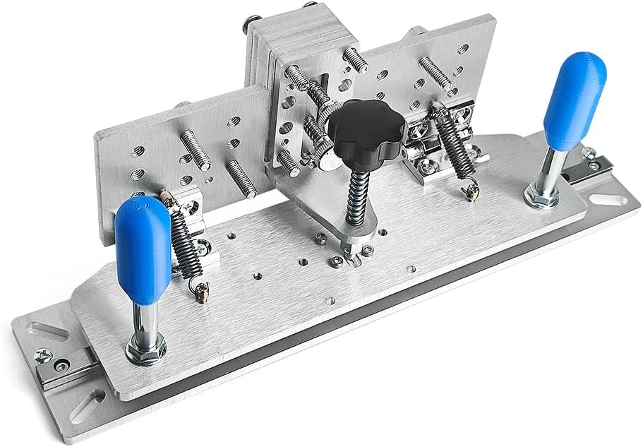 Belt Grinder Knife Jig with Base Sliding Rail for Sand Belt Sharpening Locator Tool Adjustable Angle Knife Beveling Jig 11.8inch