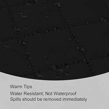 BellaHills Sofa Cover Reversible Armchair Covers Water Repellent Sofa Slipcover from Pets Couch Covers for Cats Checked Pattern Thick Quilted with Elastic Strap (Chair, Black/Grey)