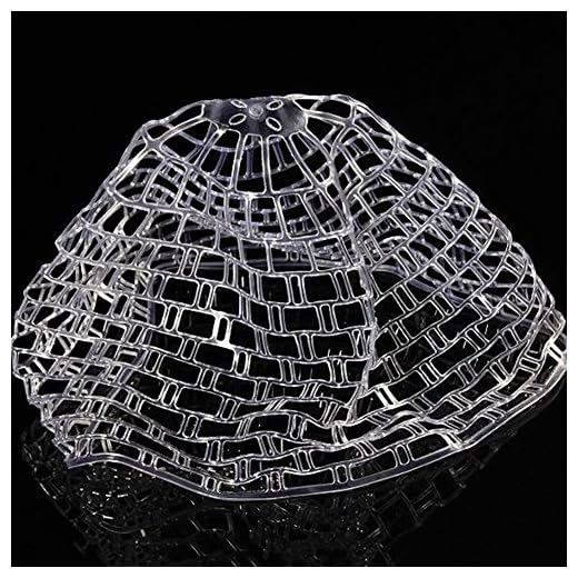 Fly Fishing Landing Net, Collapsible Clear Rubber Replacement Bag Bordin Ghost Style for Angler