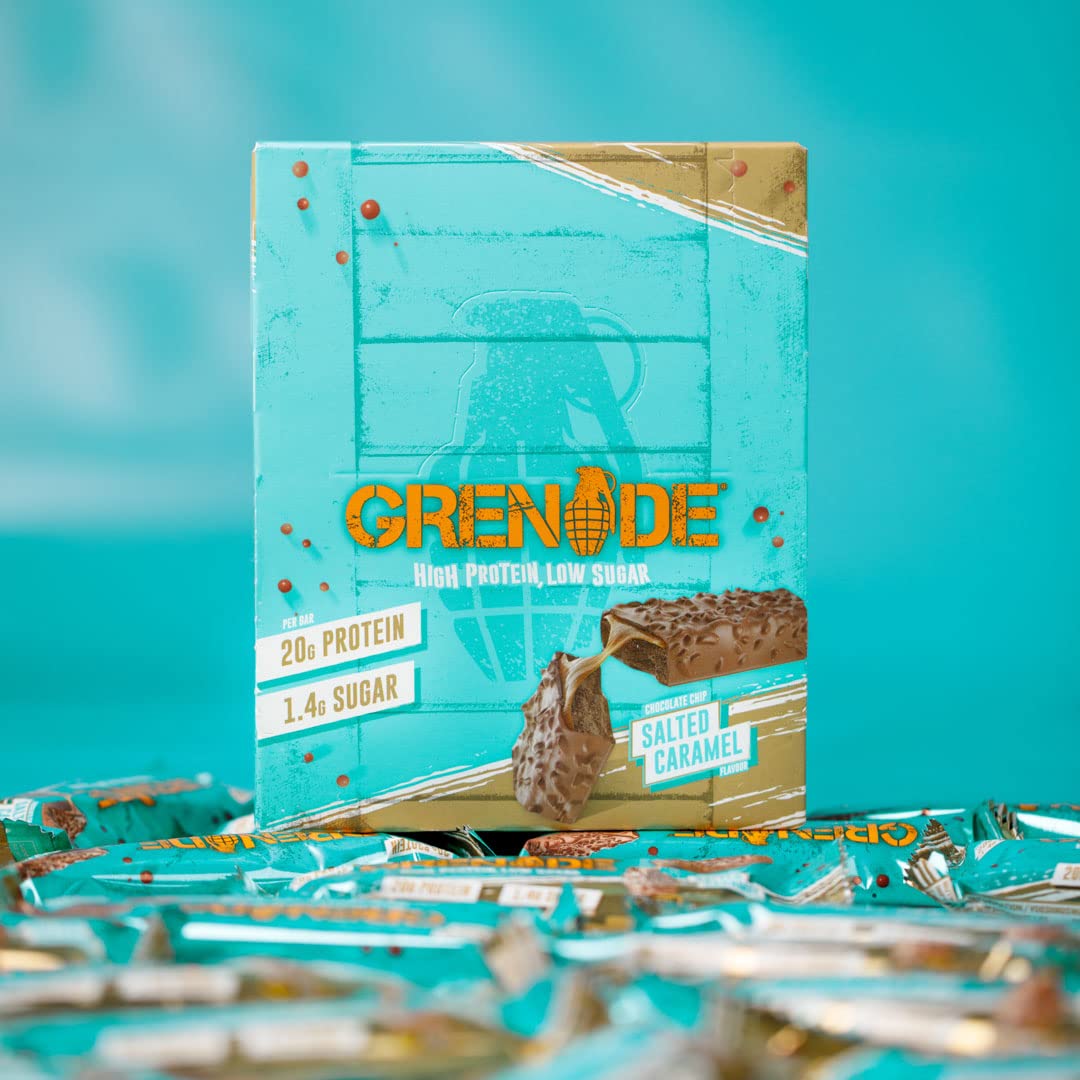 GRENADE CARB KILLA BAR Chocolate Chip Salted Caramel 12x60gm
