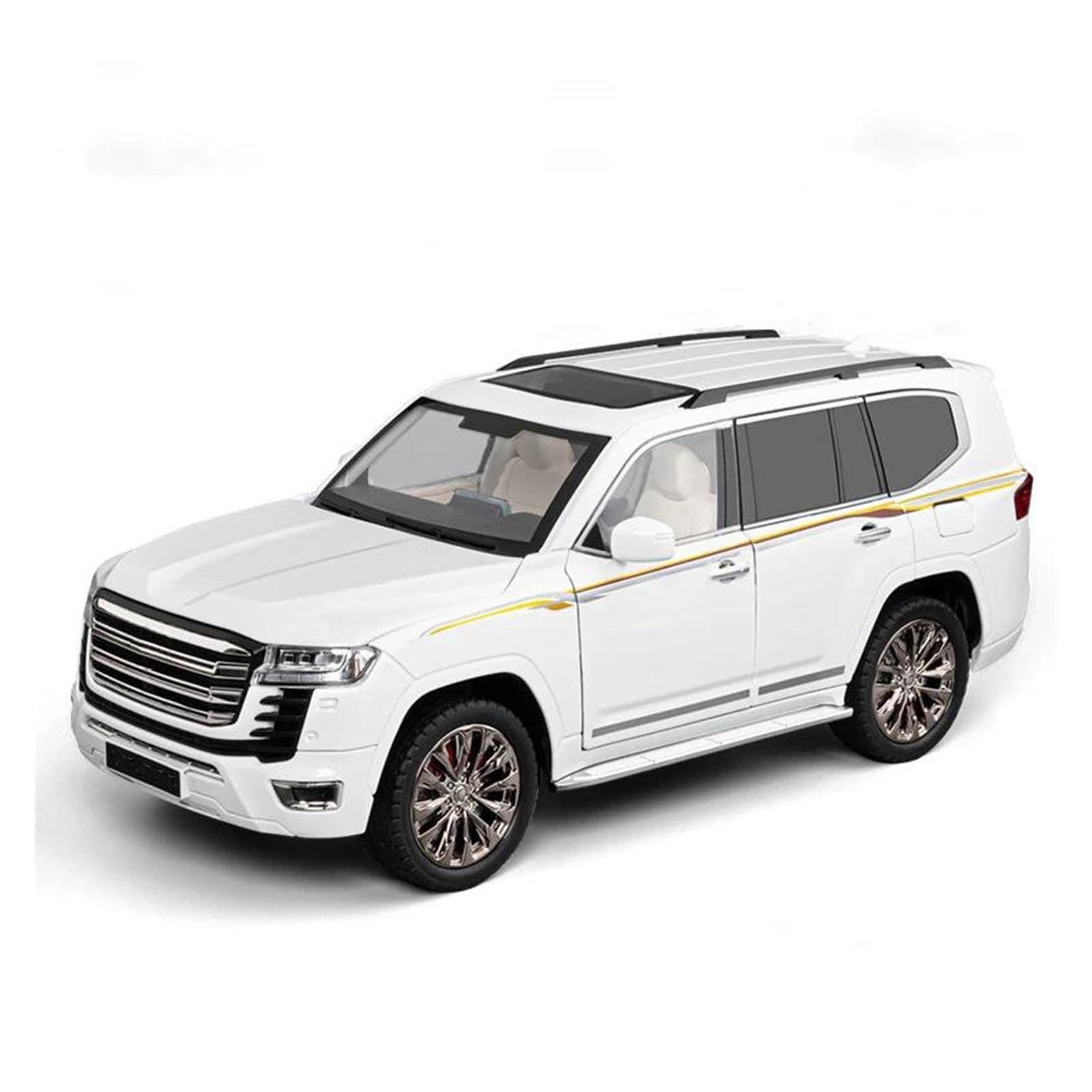 BANKOTO Diecast Car 1:18 For Toyota For Land Cruiser LC300 Alloy Metal Diecasts Model Vehicles Collectible