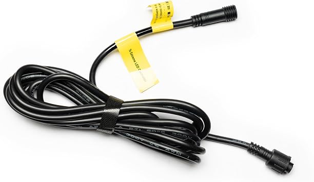 SoundExtreme by ECOXGEAR 3-PIN Interconnect Extension Cable for SoundExtreme LEDCast Vehicle LED Accessory Light Kit 72-inch