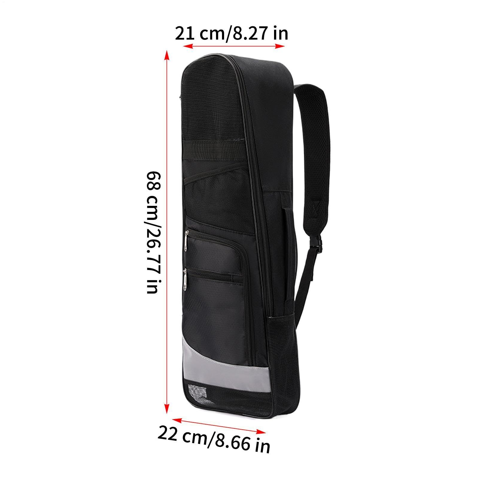 Generisch Atmungsaktive Schnorcheltasche Rucksack für Flossen & Tauchausrüstung – Mesh-Netzbeutel mit Taschen für Schwimmen, Tauchen & Strande – Robuste Sporttasche für Wassersport, Reise & Fitness
