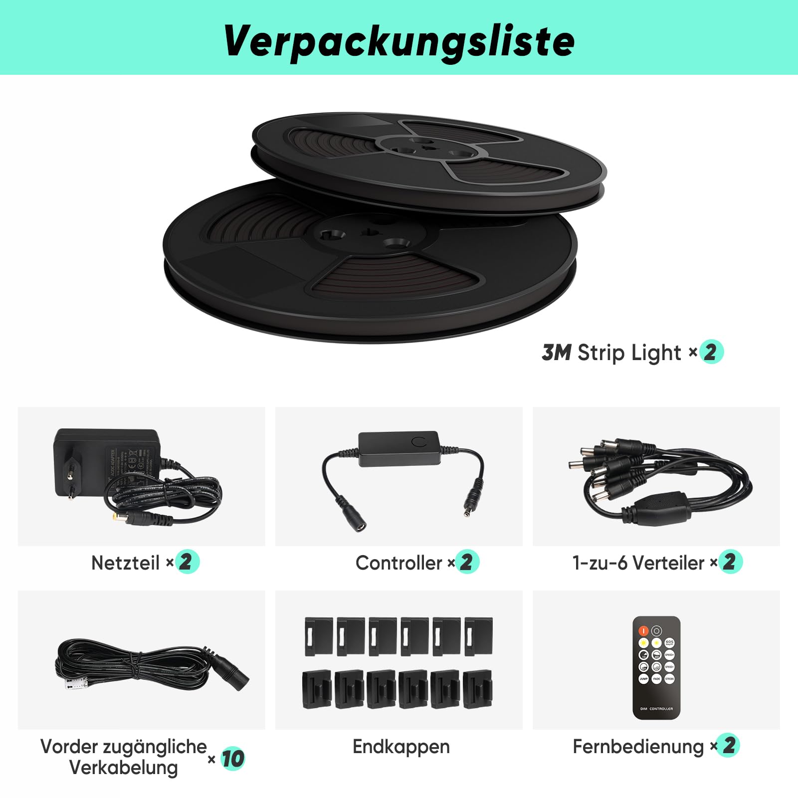 GZBtech Striscia LED per pannelli acustici con telecomando, 3 m x 2P, flessibile, tagliabile, 3000 K, bianco caldo, dimmerabile, IP67, impermeabile, autoadesiva, per pannelli acustici, scaffali