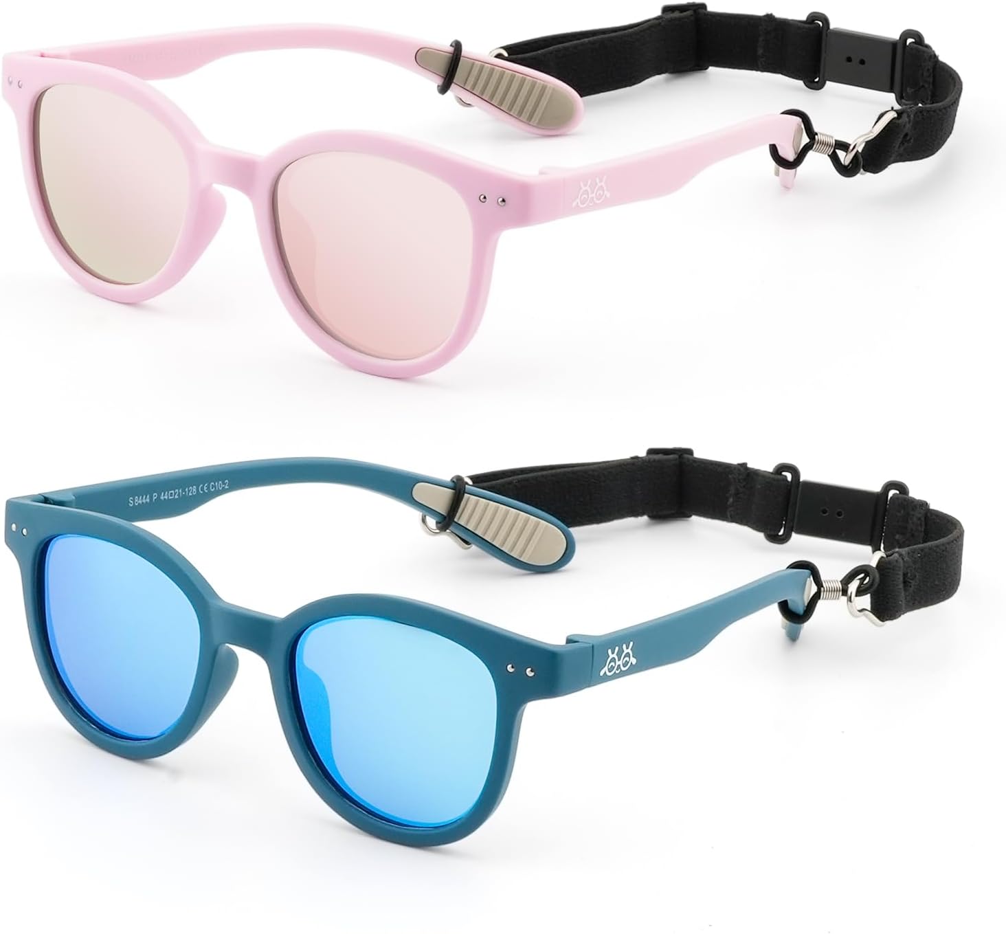 A17-kids Sunglasses-dazzling Pink & Dark Green