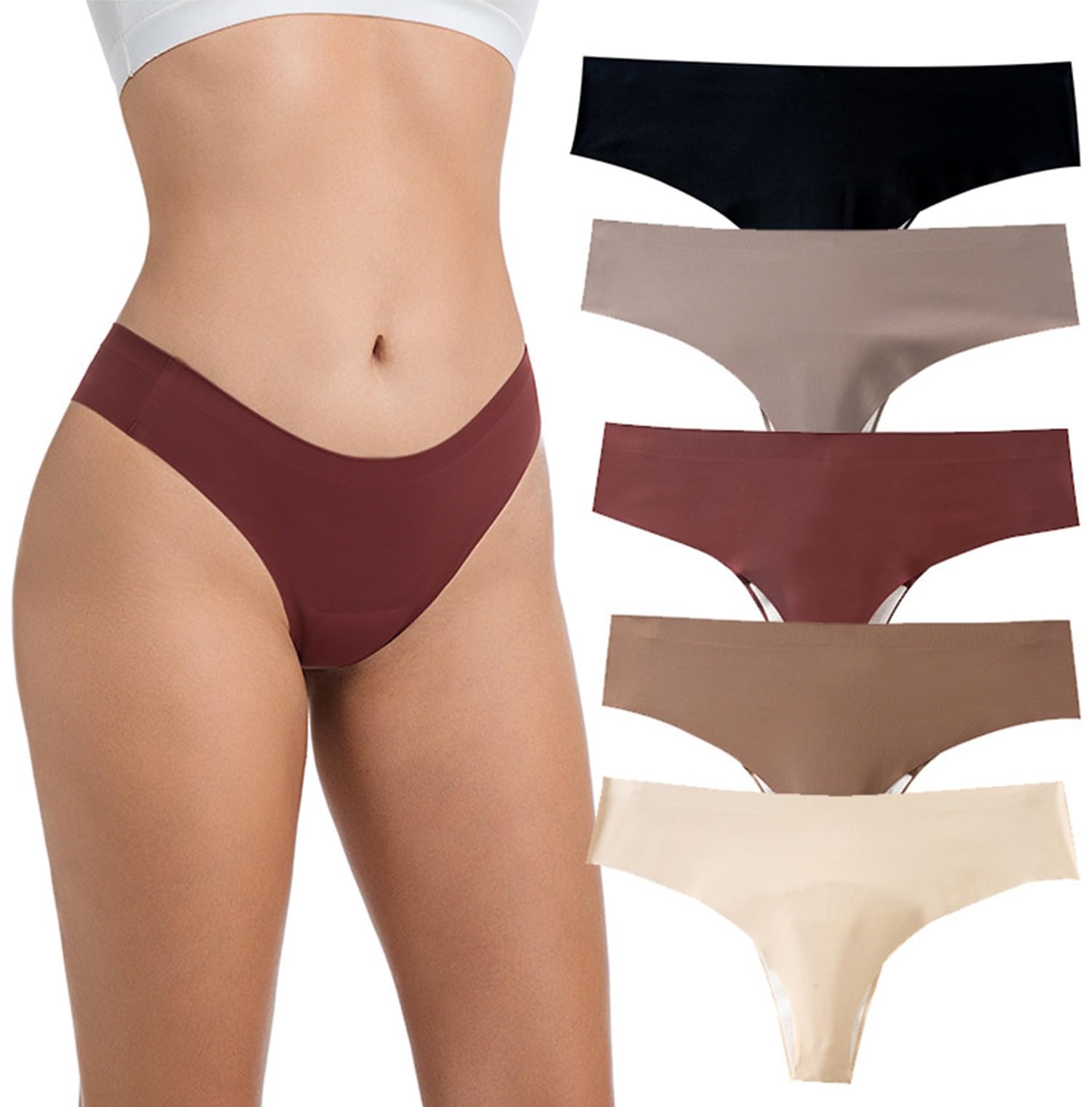 String sport sans couture anti frottement avec doublure coton
