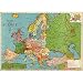 Cavallini & Co. Europe Map Decorative Decoupage Poster Wrapping Paper Sheet