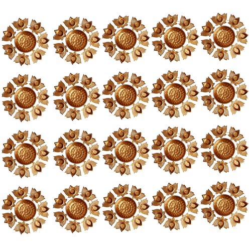 Beyond Gifting Lotus Shape Diya Flower Urli Handcrafted Bowl for Floating Flowers & Tea Light Candles Home Living Room Office & Table Decor Diwali Decoration Items Premium Metal Color Gold (10inch) (B0D3VD516N) Amazon Price History, Amazon Price Tracker