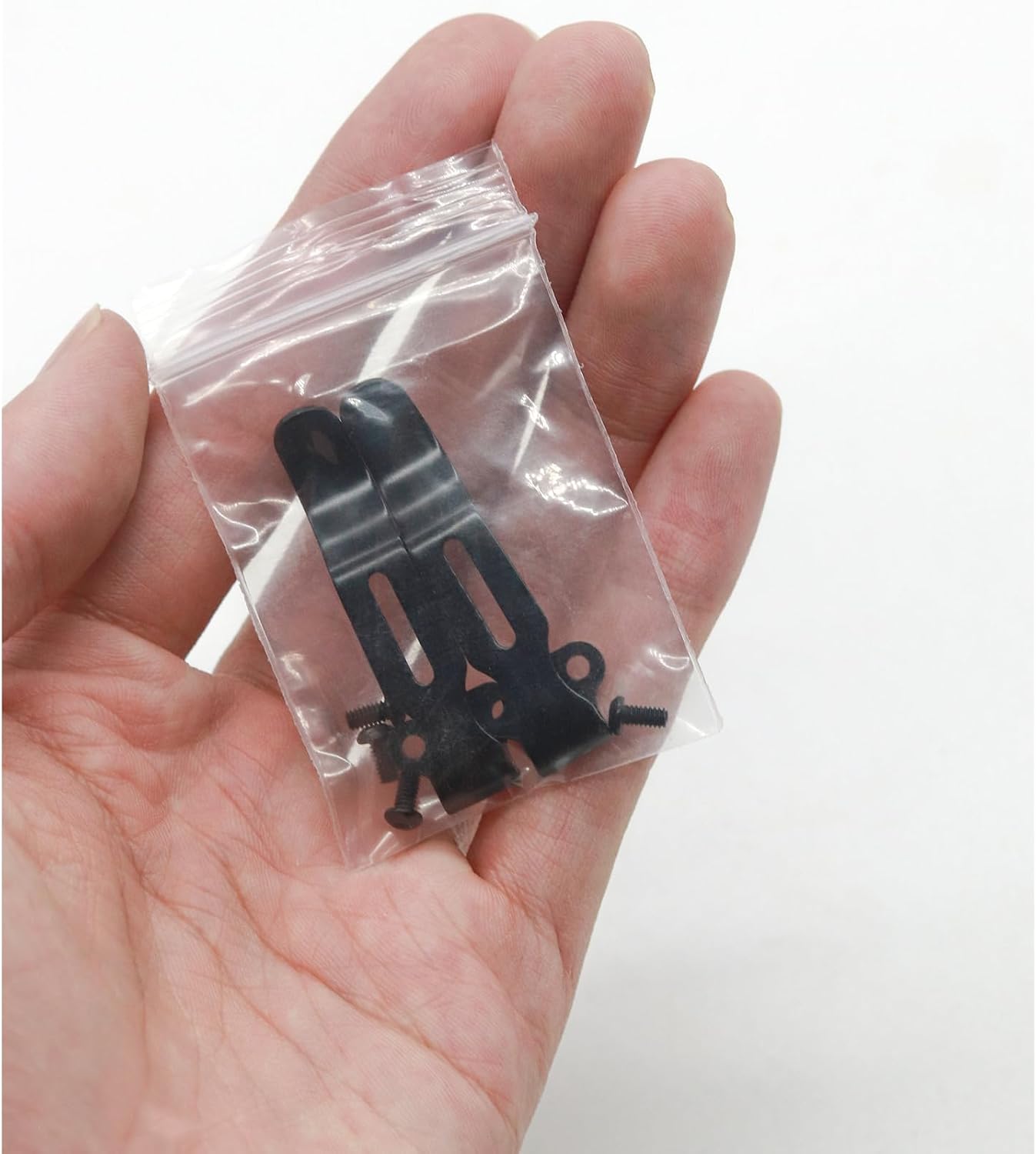 2 Pack Deep Carry Pocket Clips with 4 Pieces Screws, Pocket Knife Clip Compatible with Bug-Out 535，Stainless Steel Knife Pocket Back Clip,Anodized Finish，Replacement for Benchmade Bugout 535 and More