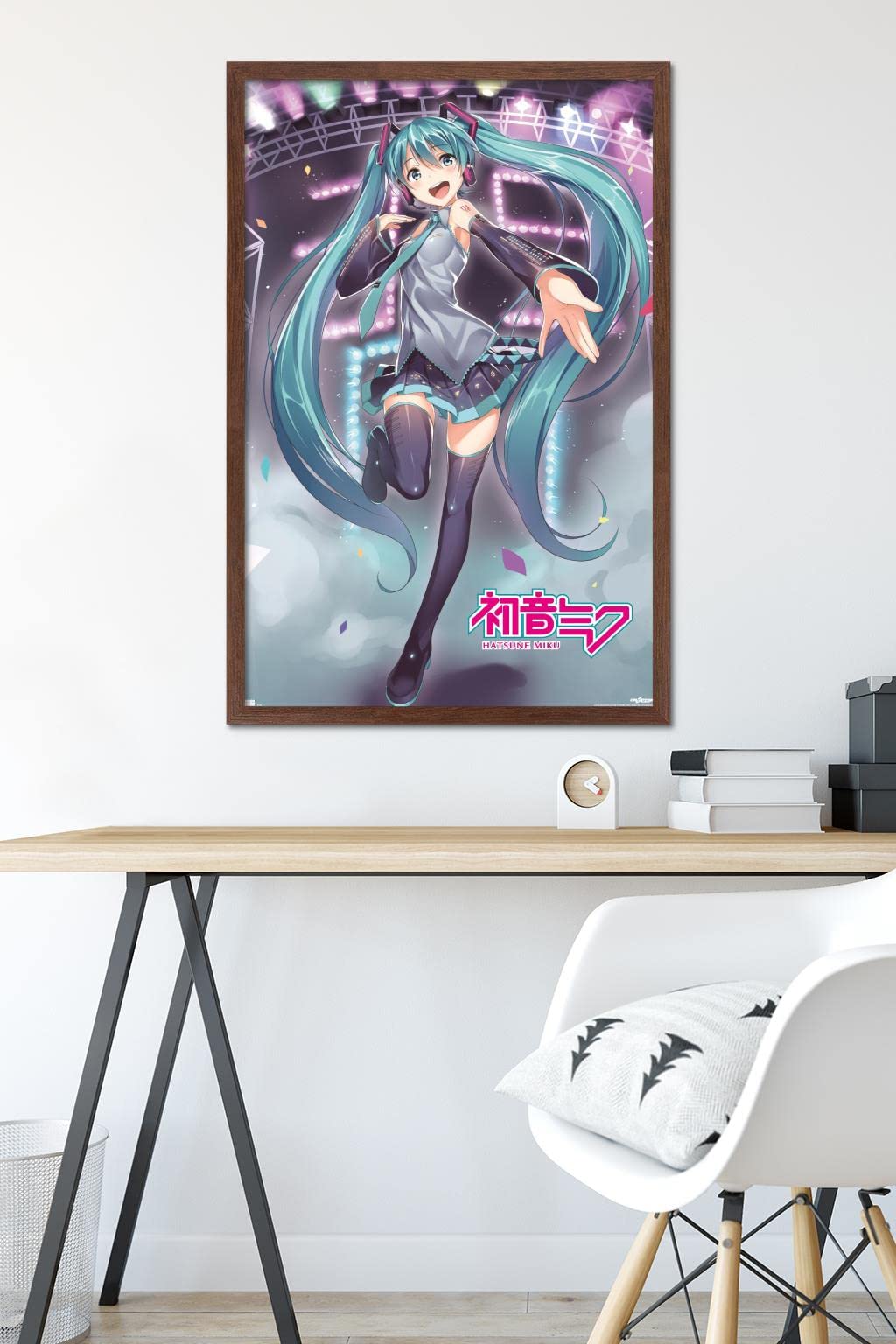 Mikuさま専用ページ Amazon.com: Hatsune Miku - Stage Lights Wall Poster, 34L