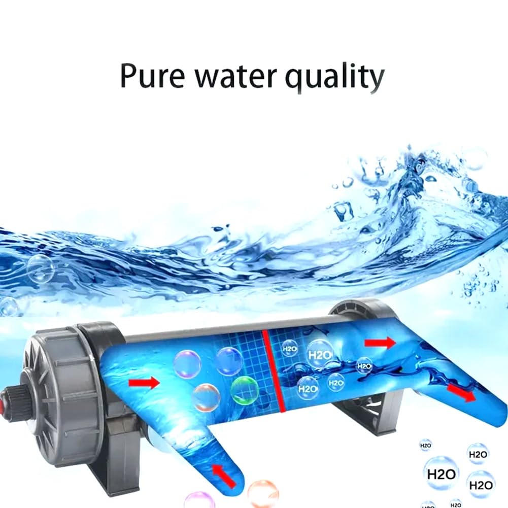 Lámpara Esterilizadora UV con Filtro Ultravioleta, Clarificador y Purificador de Agua para Estanques de Coral y Acuarios con Enchufe Europeo. EU Plug