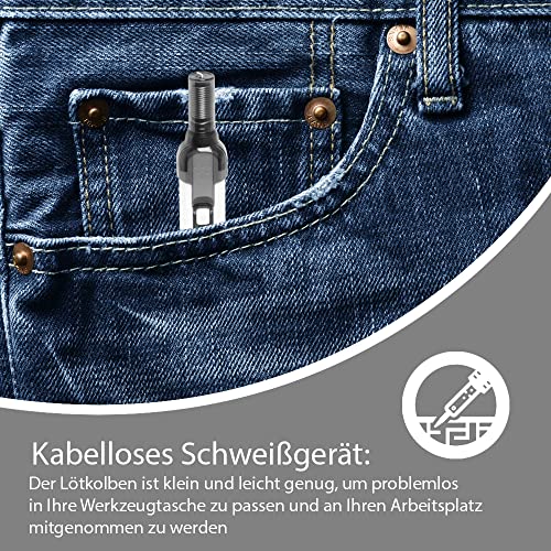Akku-Lötkolben STREND PRO kabellos und klein mit USB-Anschluss