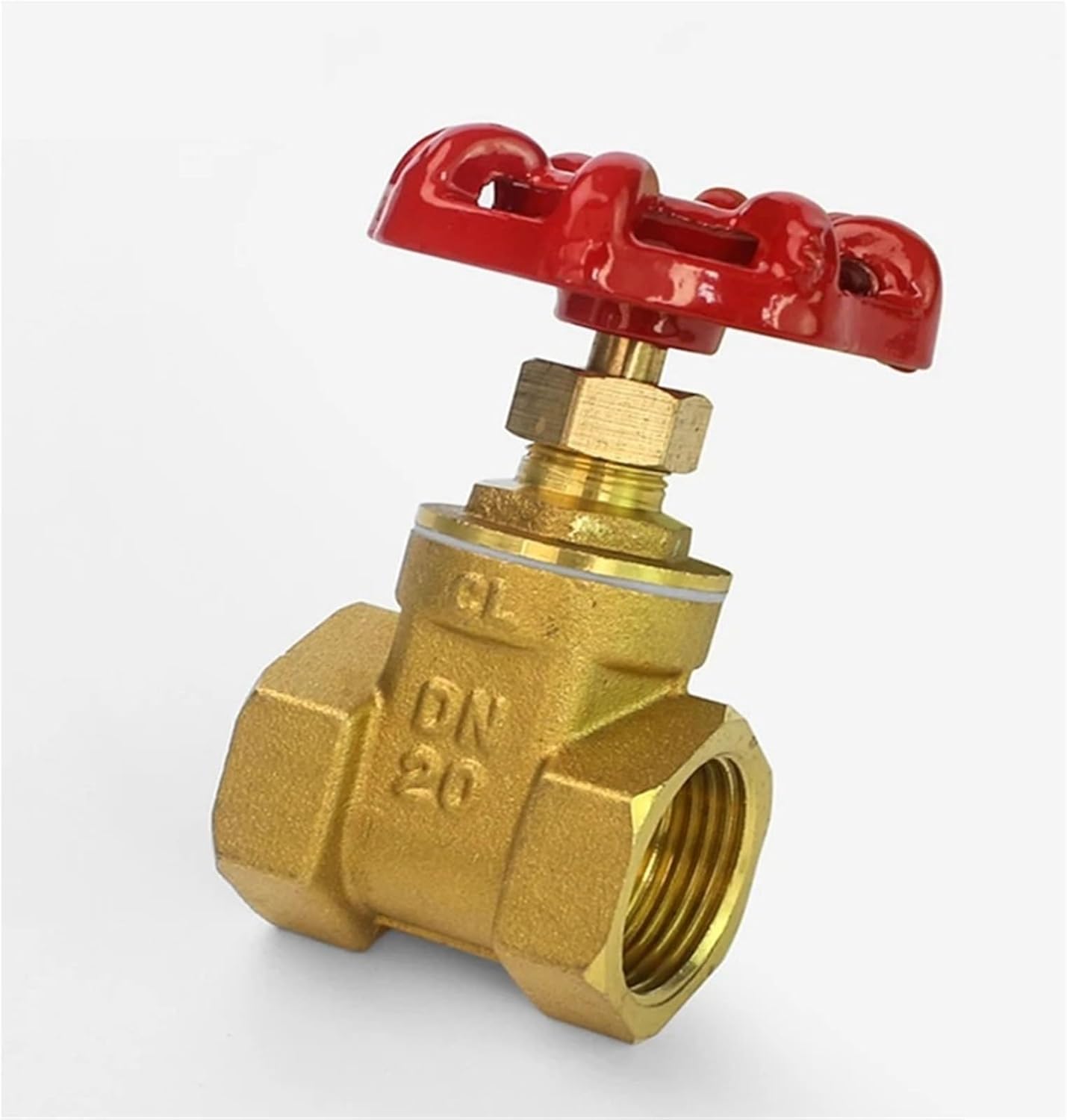 1/2" 3/4"1"Female To Female Thread Two Way Brass gate valves DN15 20 25 water valve switch valve Internal Thread(DN20,Standard)