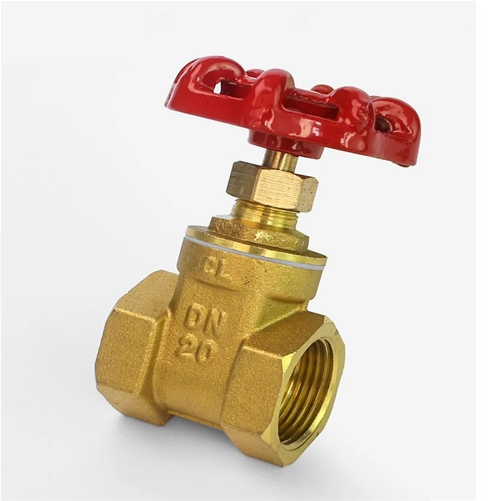Válvula de compuerta de latón - 1/2", 3/4", 1" Válvula de agua bidireccional de rosca hembra a hembra, DN15 DN20 DN25(DN15 Standard)