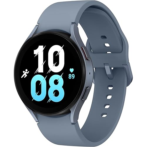SAMSUNG Galaxy Watch 5 Aluminum 44mm LTE - 16GB - Blue - SM-R915UZBAXAA (Blue, 44mm, LTE, Galaxy Watch 5) (Renewed)
