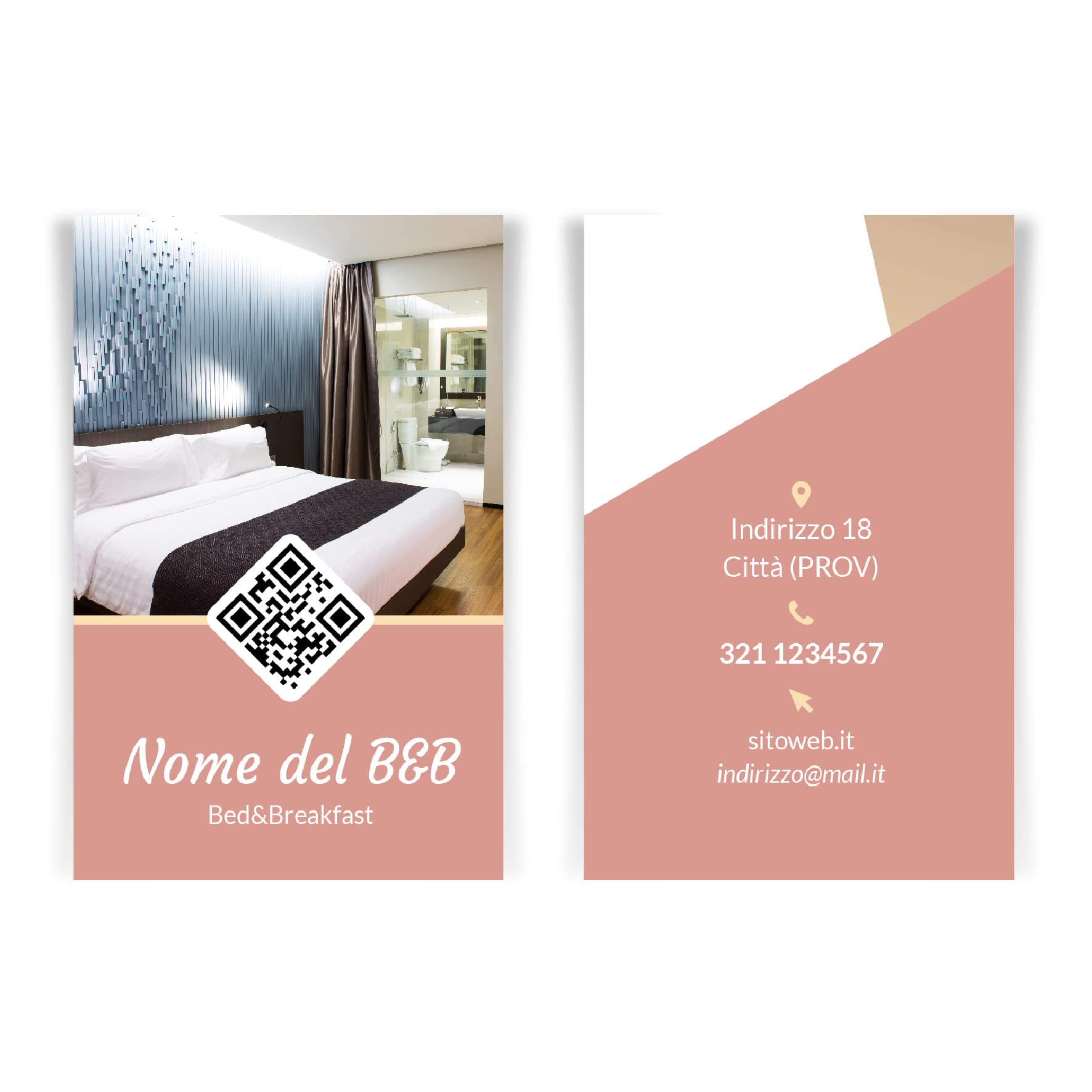 Biglietti Da Visita Personalizzabili 5.5x8.5cm - Carta 300gr, Stampa Fronte/retro Con Logo E Foto - Foto 4