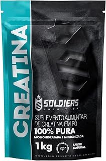 Creatina Monohidratada 1Kg - 100% Pura Importada - Soldiers Nutrition
