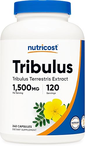 Miniatura 6 de Nutricost Extracto de Tribulus Terrestris 1500 mg, 120 cápsulas – 60 porciones (750 mg por cápsula), sin OMG ni gluten