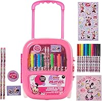 Vista 9 de Juego de Colorear y Enrollar de Barbie con Estuche de Transporte, Pegatinas y Suministros Artísticos