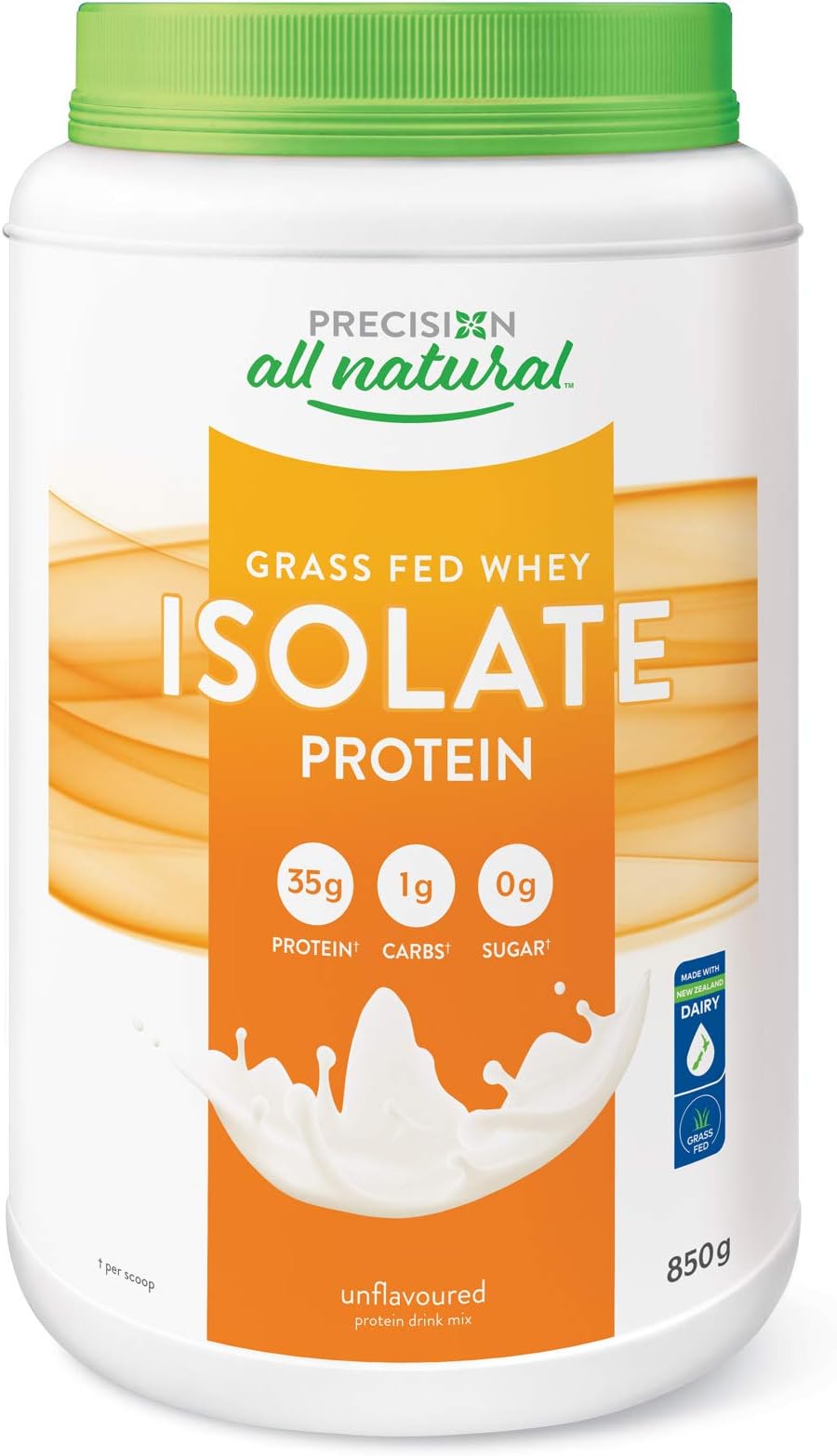 PRECISION ALL NATURAL Whey Isolate Natural, 850 GR