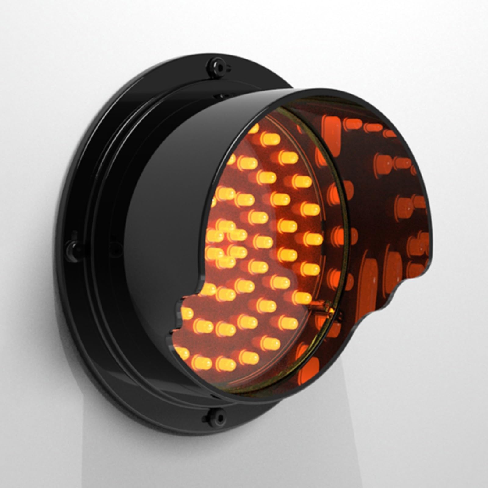 Przemysłowe oświetlenie LED – 5" sygnał zatrzymania i jazdy, wodoszczelny wskaźnik IP65 lampy, żółte światło ostrzegawcze do bezpiecznej nawigacji i sterowania ruchem