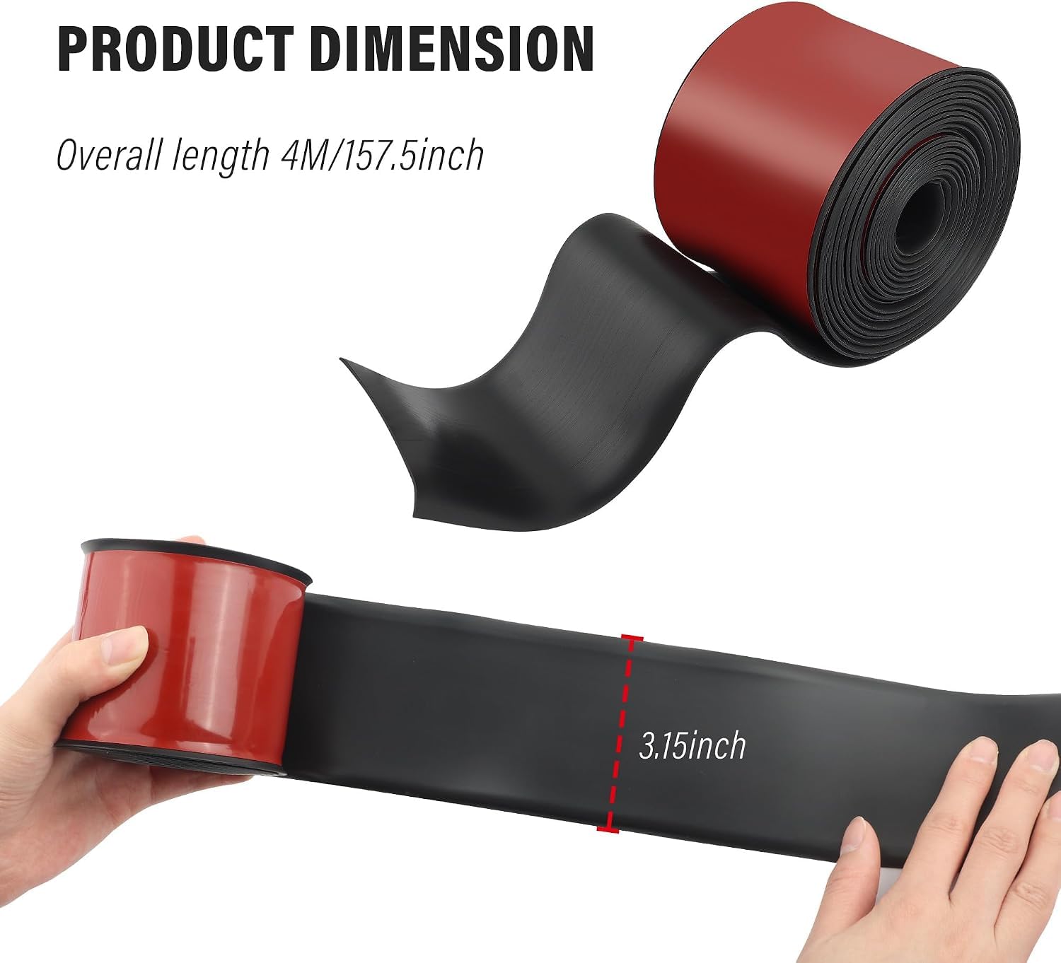 4m*8cm Protezione per Minigonne Laterali Auto